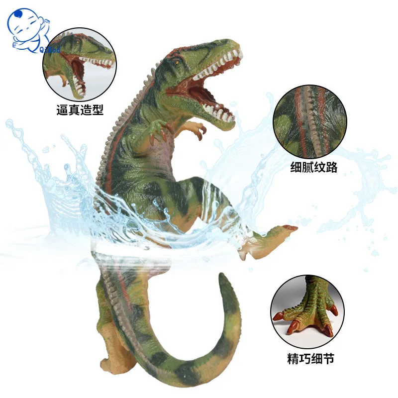 

Children Simulation Dinosaur Toy Soft Rubber Carcharodon Giraffe Elephant Turtle Whale Marine Animal Model Decoration Hand To Do