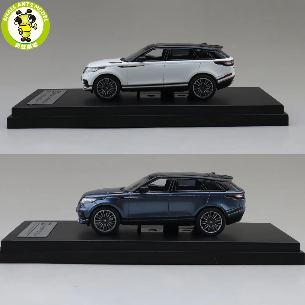 White and Blue 1/64 lcd Velar SUV литая модель автомобиля Модель игрушки подарки для мальчиков и девочек белый красный синий - Цвет: White and Blue
