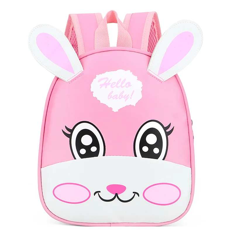 Детский водонепроницаемый рюкзак с кроликом для мальчиков и девочек школьная
