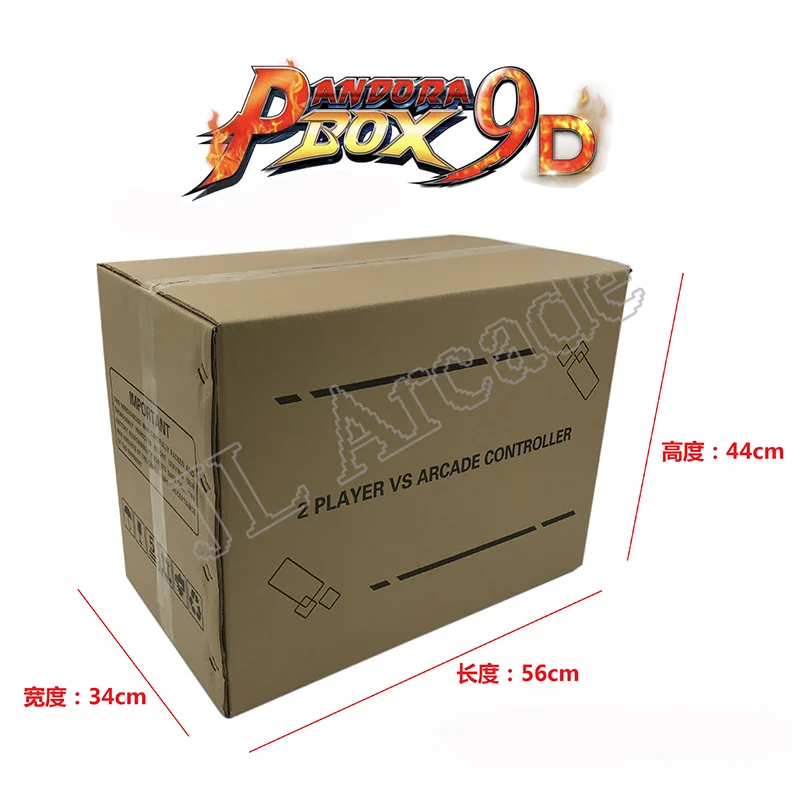 Nieuwste Pandora Box 9d 2500 В 1 пластиковый мини-аркадный 10 дюймов двойной экран 2 Speler bartop 3d tekken 1 2 3 Mortal Kombat 1 2 3 4