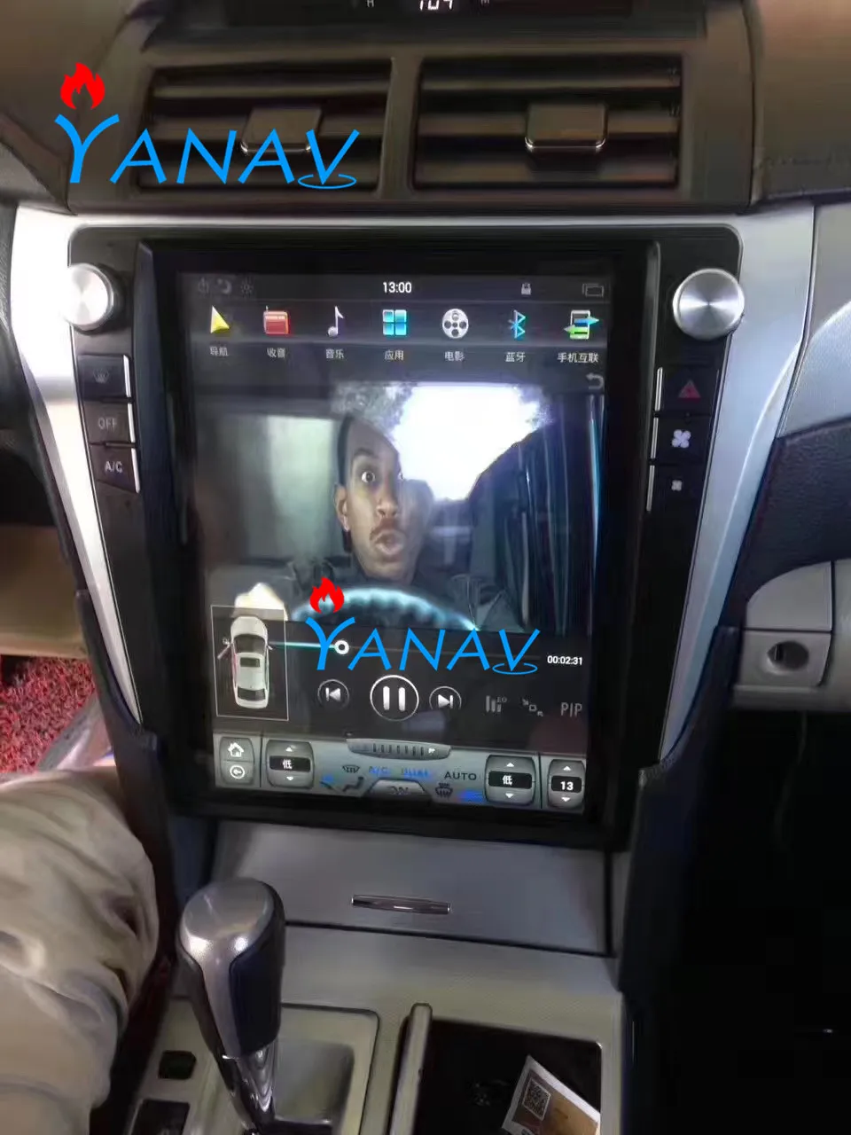 Мультимедийный плеер на Android 12 1 вертикальный экран 9 0 дюйма в стиле tesla для Toyota Camry