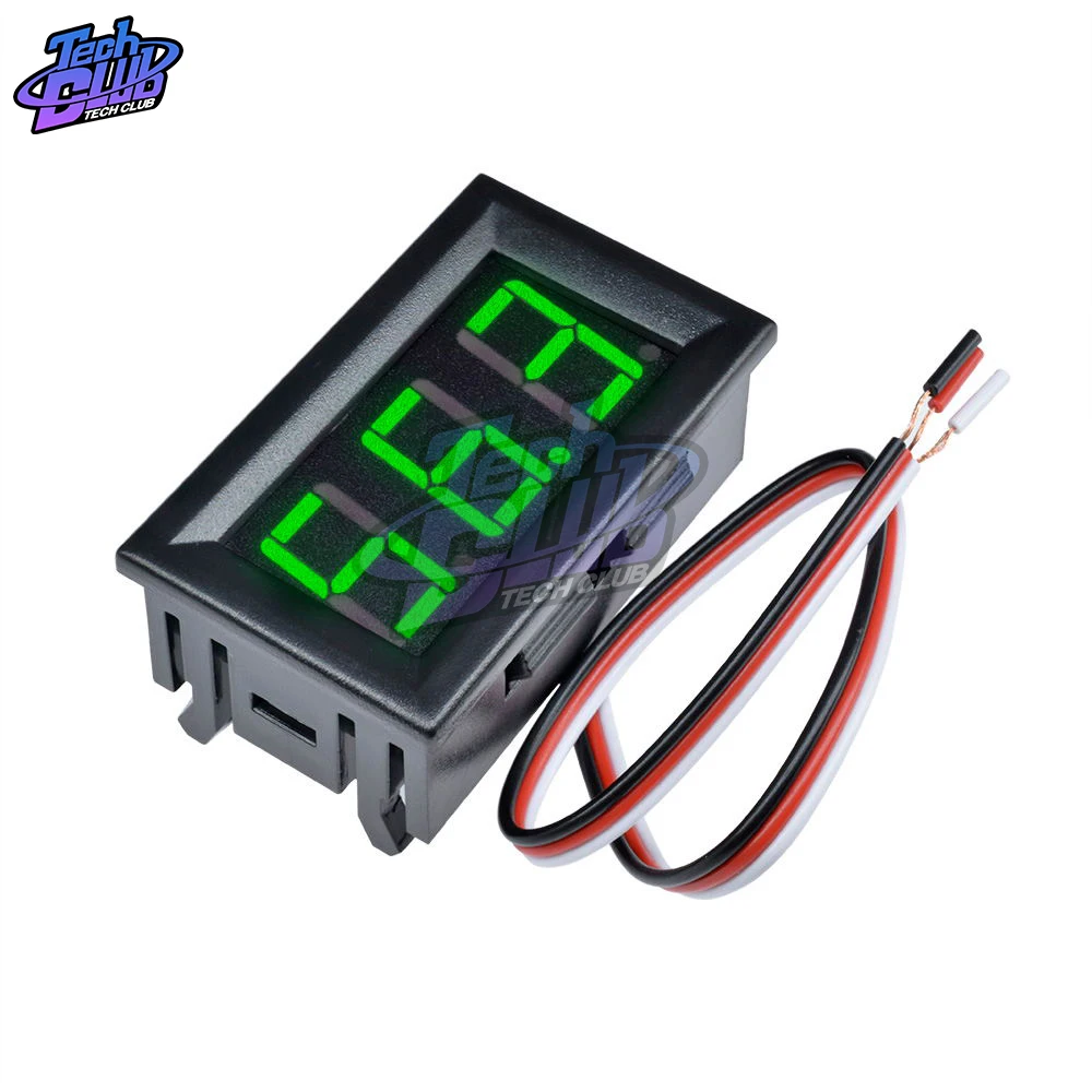 Цифровой вольтметр постоянного тока 0 56 дюйма 3 провода 4-30 в | Инструменты