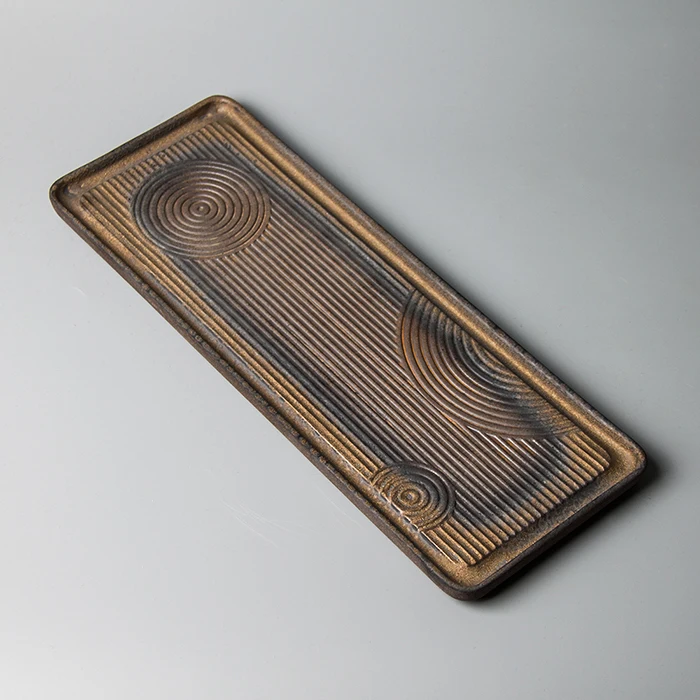 Керамические чайные подносы прямоугольный чайный столик китайские кунг фу