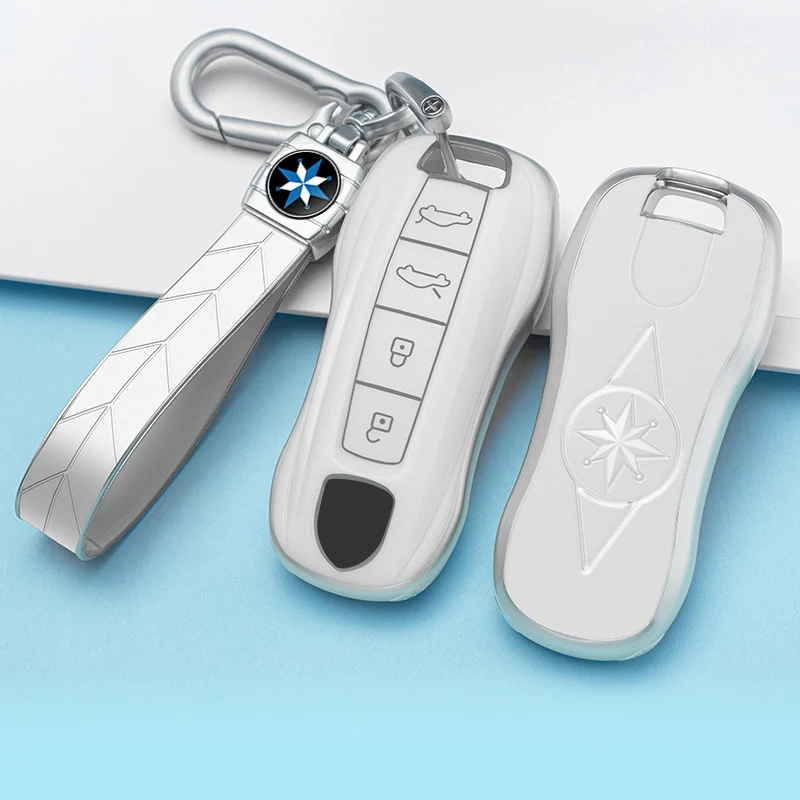 Высококачественный чехол для автомобильного ключа из ТПУ Porsche Panamera Cayenne 971 911 9YA Macan