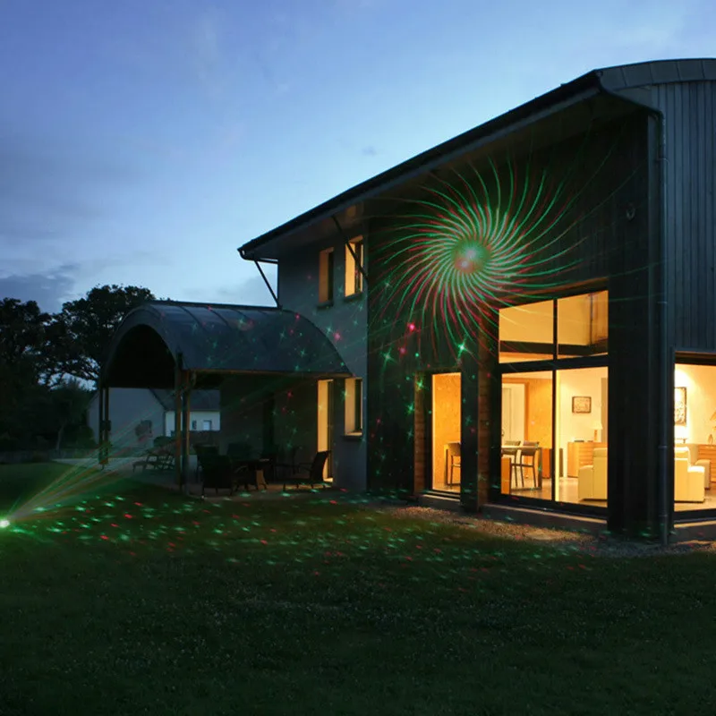 Светодиодный лазерный свет для душа 24 узора эффект проектора удаленное