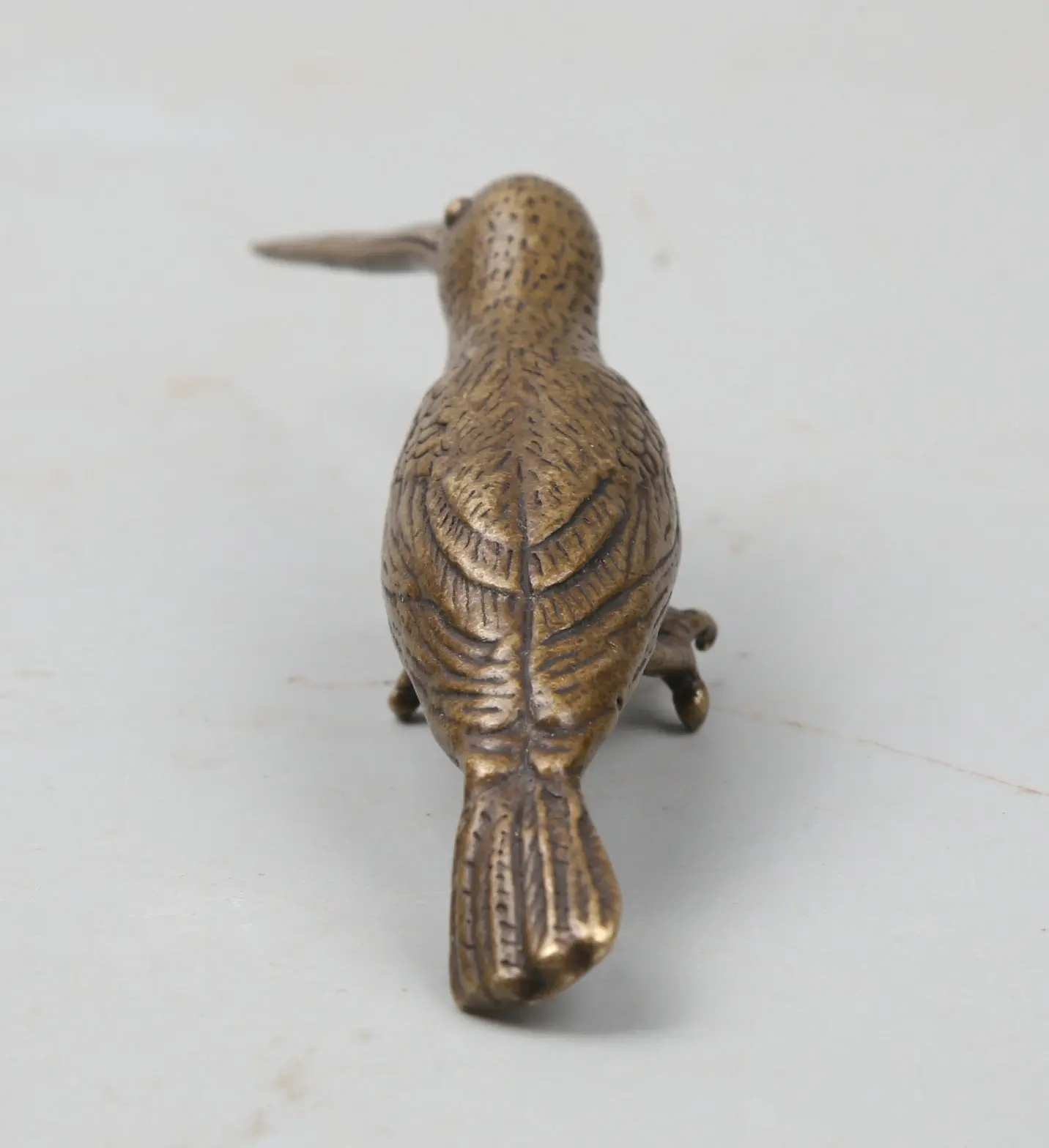 118 мм/5 &quotсобирать антикварные Редкие китайского бронзового цвета изысканный