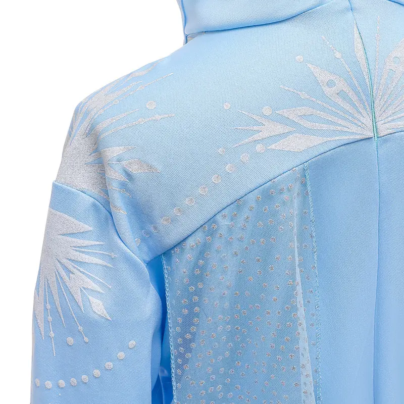 

2021 Cosplay Snow Queen 2 Elsa Dresses Girls Dress Elsa Costumes Anna Princess Party Kids Vestidos Fantasia Girls Clothing