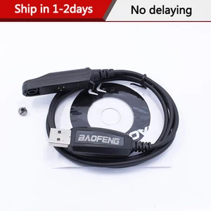 Водонепроницаемый USB-кабель для программирования Baofeng, CD-диск для BaoFeng UV-9R Pro UV9R Plus