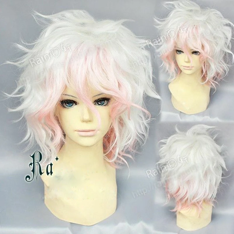 Парик из коротких вьющихся термостойких синтетических волос с шапочкой |