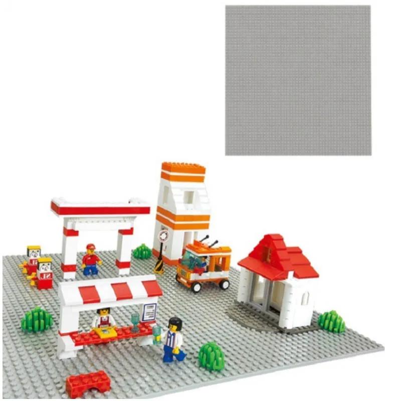 

1PCS Super Big Size 40*40cm base plate for Small Bricks Blocks DIY Baseplate 50*50 dots Base Plate Board