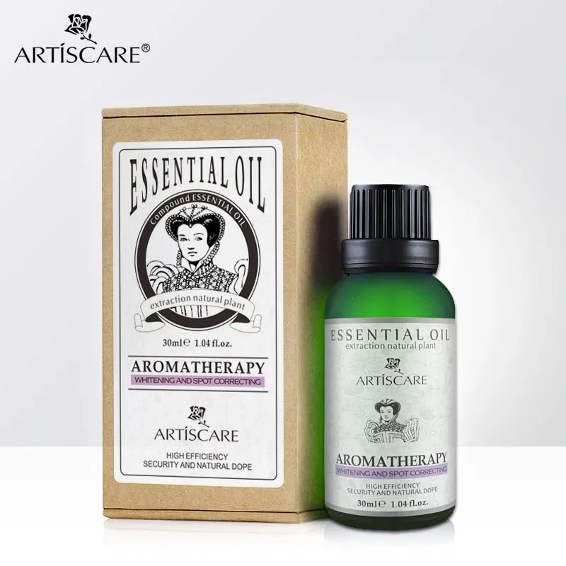 Натуральное Отбеливающее эфирное масло для удаления пятен лица ARTISCARE 30 мл