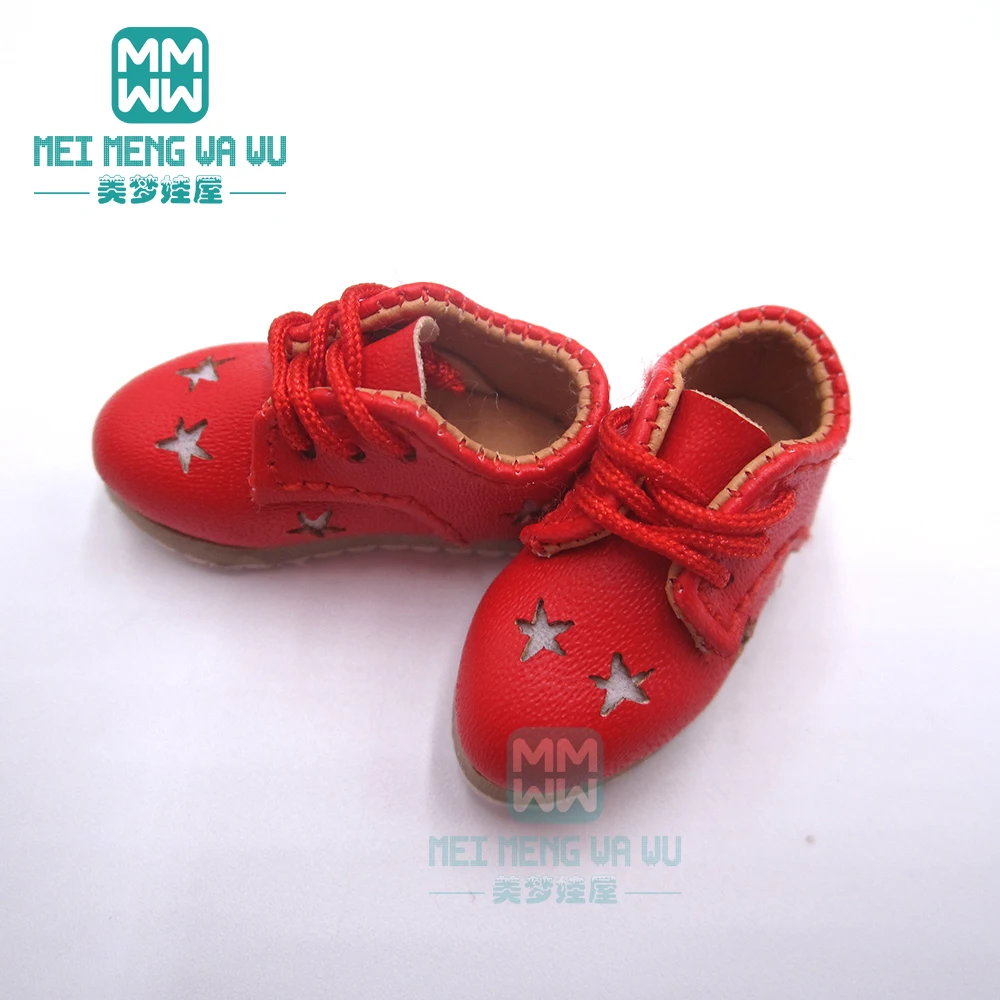 Одежда для куклы Blyth красная бейсбольная форма шорты кожаная обувь