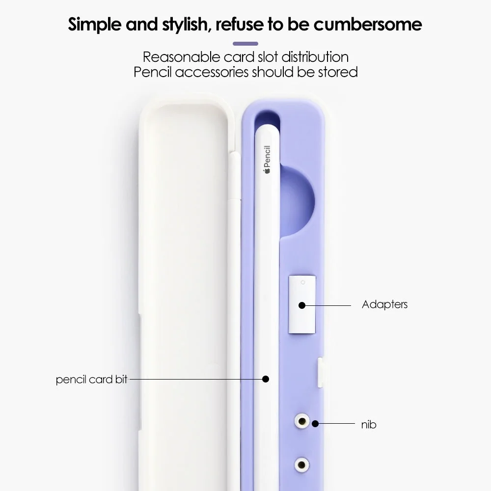 Портативный ящик для хранения Apple Pencil 1 чехол держатель ручки стилус аксессуары