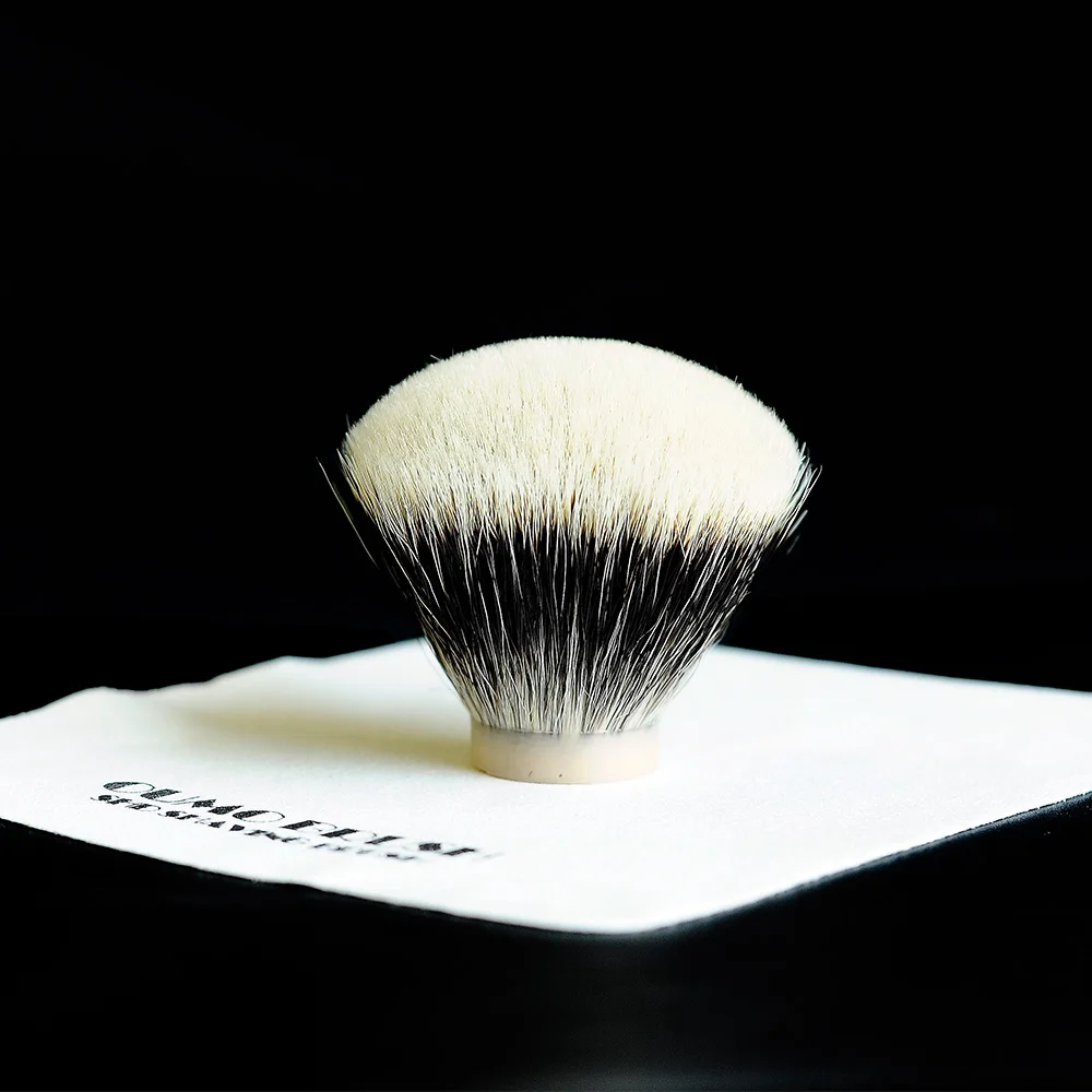 OUMO BRUSH-SHD Маньчжурия лучшие две группы пухленькие веер барсук волосы узлы для бритья - Цвет: 26mm