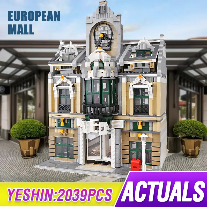 

2039PCS MOC City Streetview series Grand Emporium build Wedding Hall Model Building Blocks Bricks Kids DIY Toy Christmas Gifts
