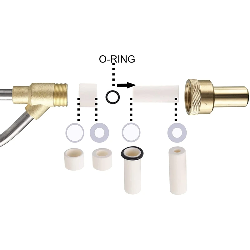 

5000 Psi Sandblaster Pressure Washer Sand Wet Blasting Blaster-Kit for Karcher 1Set