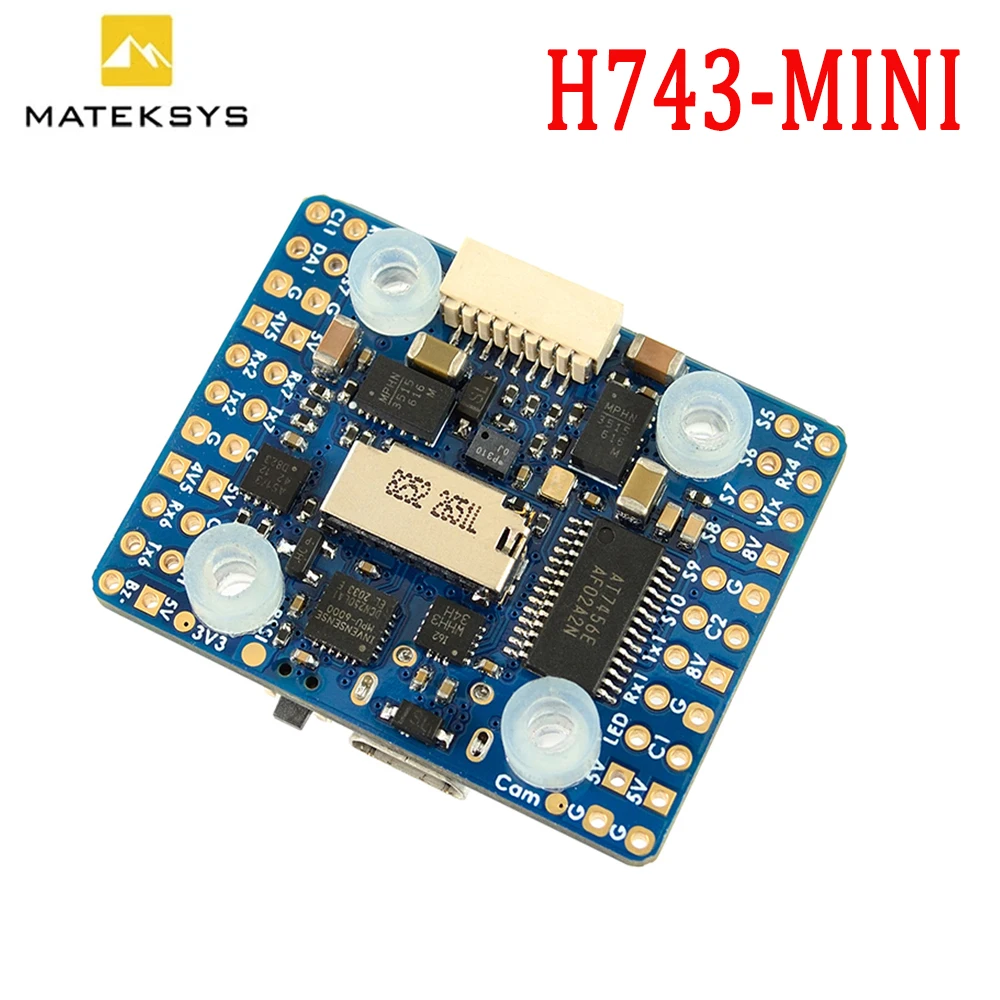 

Система Matek H743 MINI H743, Контроллер полета STM32H743VIT6 ICM20602, встроенное OSD DPS310 PDB для FPV RC, запчасти для гоночного дрона