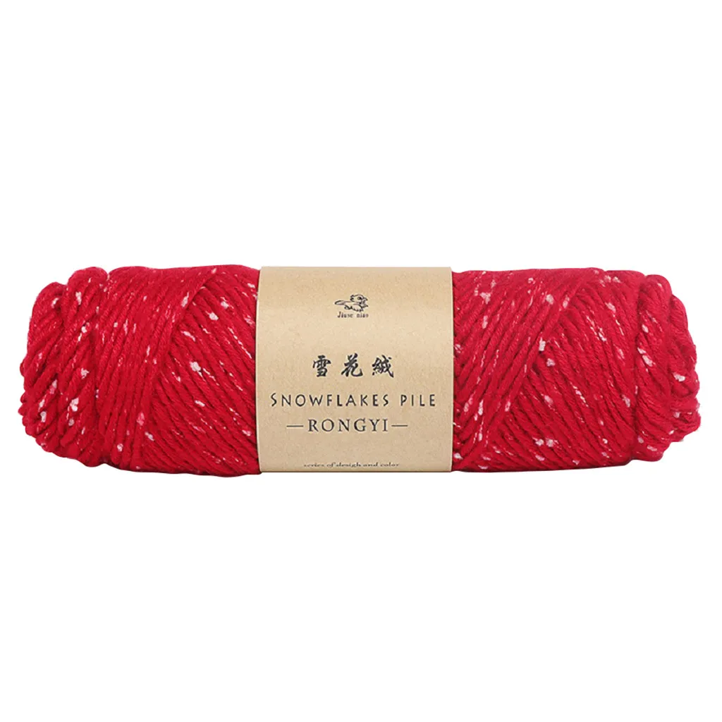 100 г Снежинка шарф линия Diy вязание крючком толстый шерстяной свитер Детская Lover