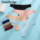 Сексуальные шелковые атласные трусики-стринги TrowBridge, спортивное бесшовное женское нижнее белье, горячая распродажа, женские G-стринги, удобное нижнее белье, трусики