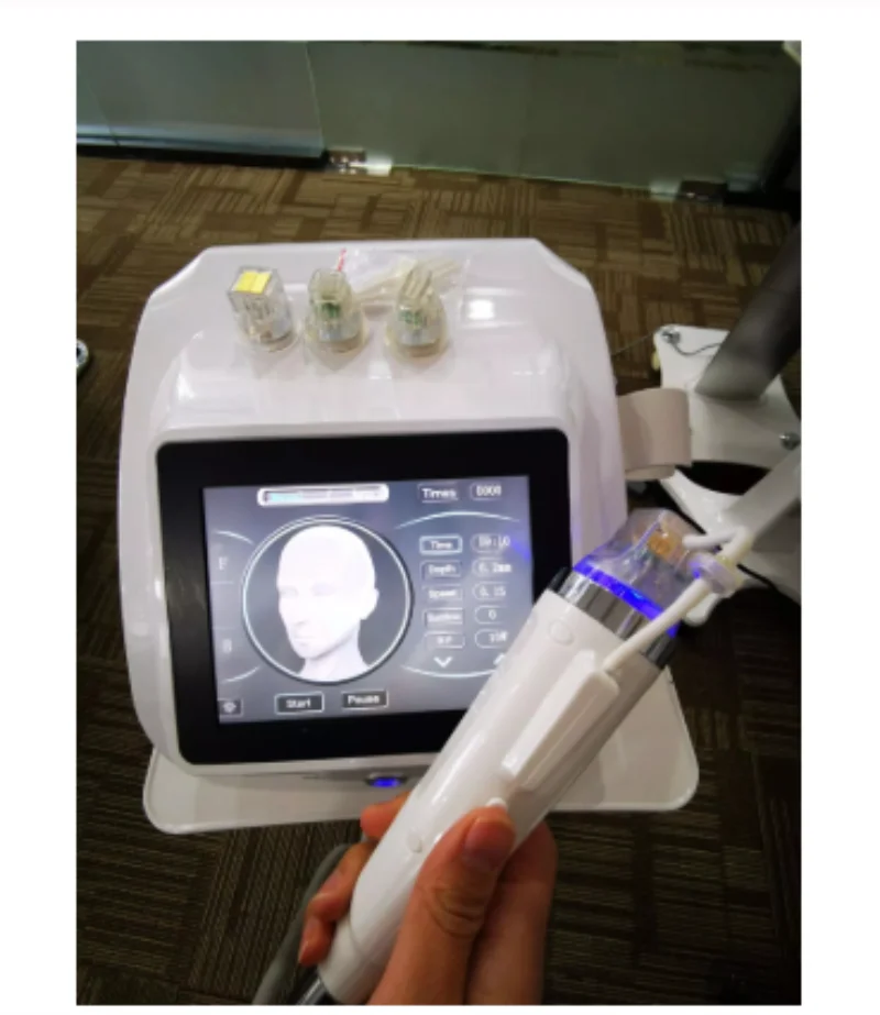 PortableType RF Factional Micro-needle Machine Stretch Marks Remover Skin Lifting Rejuvenation Wrinkle Removal | Бытовая техника