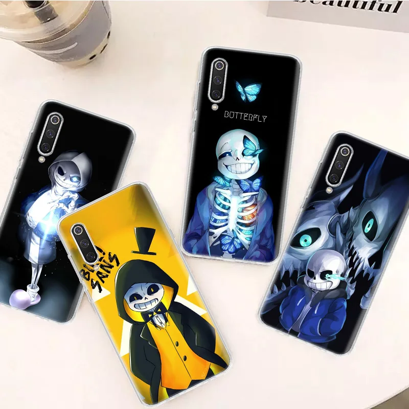 Undertale Papyrus Sans Doggo Silicon Call Phone Case For Xiaomi Redmi Note 10 Pro 10S 11 11S 11T 11E 12 9 9S 9T 8 8T 7 6 5 Cover |