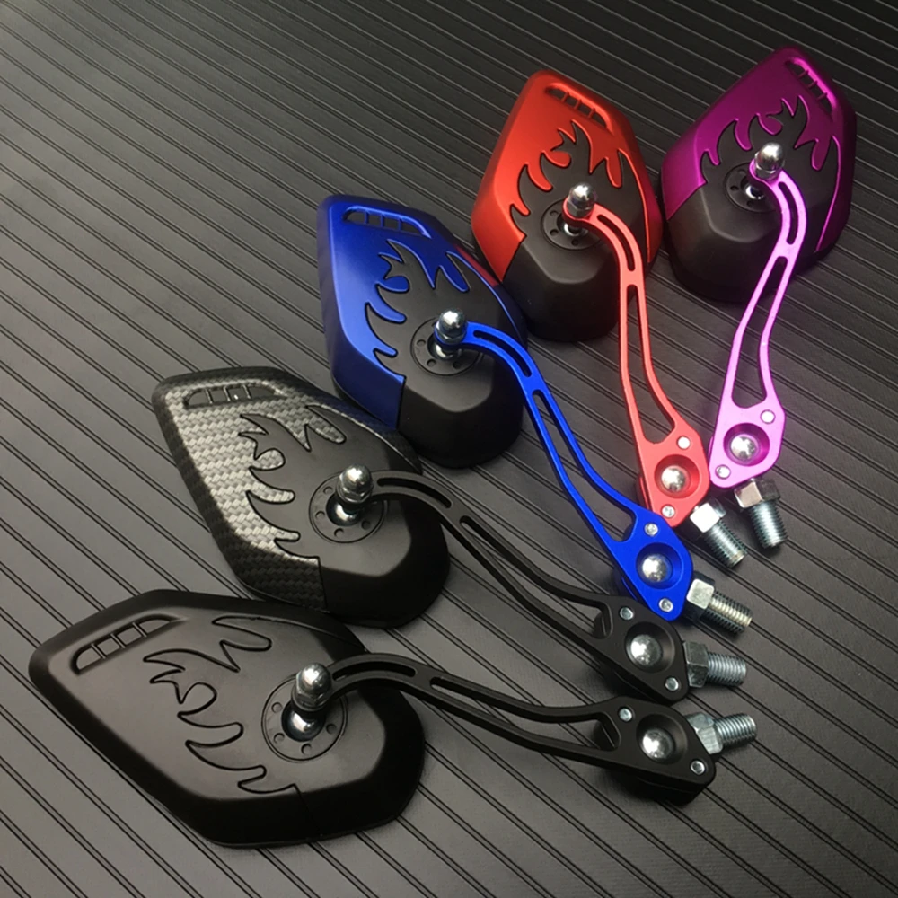 Зеркало заднего вида для мотоцикла 2 шт./пара 10 мм выпуклое зеркало