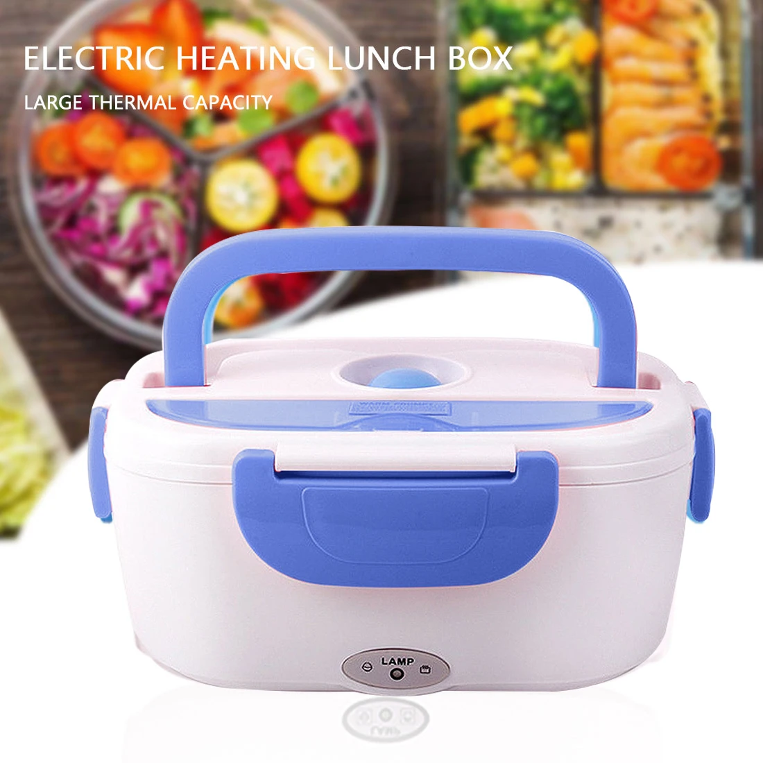

12V 24V 110V 220V Portable Electric Lunch Box Stainless Steel Car Home Office Heating Bento Box Kids Food Warmer Container