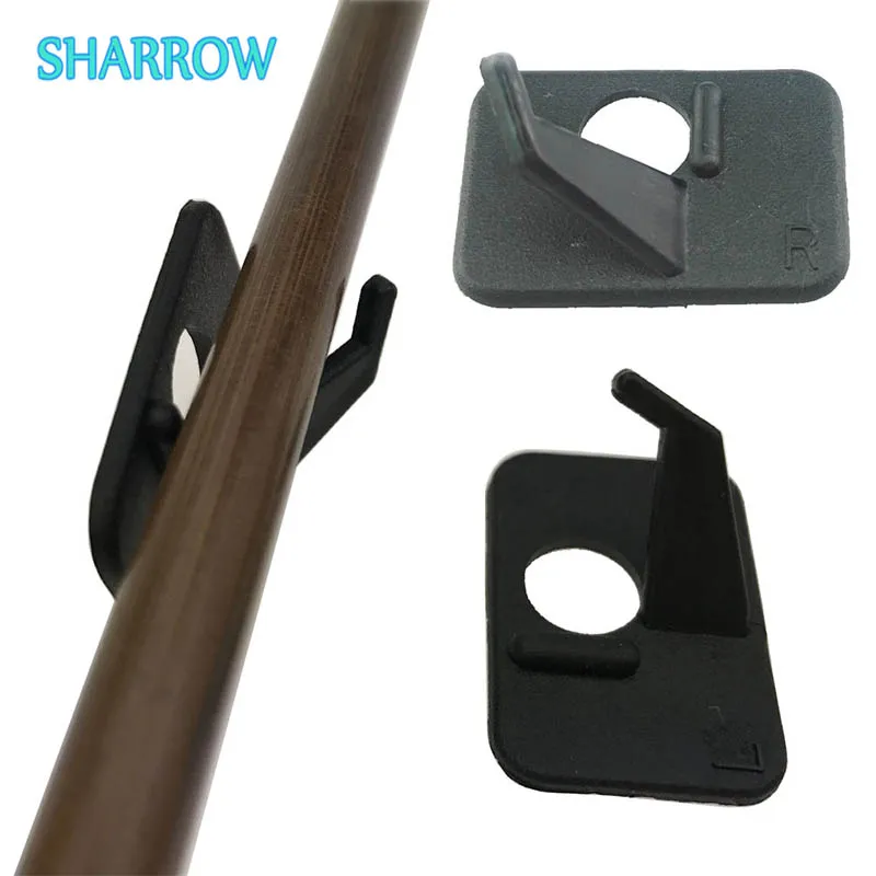 

10pcs Recurve Bow Arrow Rest Archery Black Plastic Right/Left Hand for Outdoor Sports Shooting Entertainment Hunting Accessories