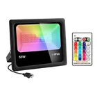 15W 25W 35 Вт55 Вт RGBW светодиодный прожектор светильник s IP66 Водонепроницаемый затемнения потолочные светильник Настенный светильник Открытый сад пейзаж вечерние сценический светильник s