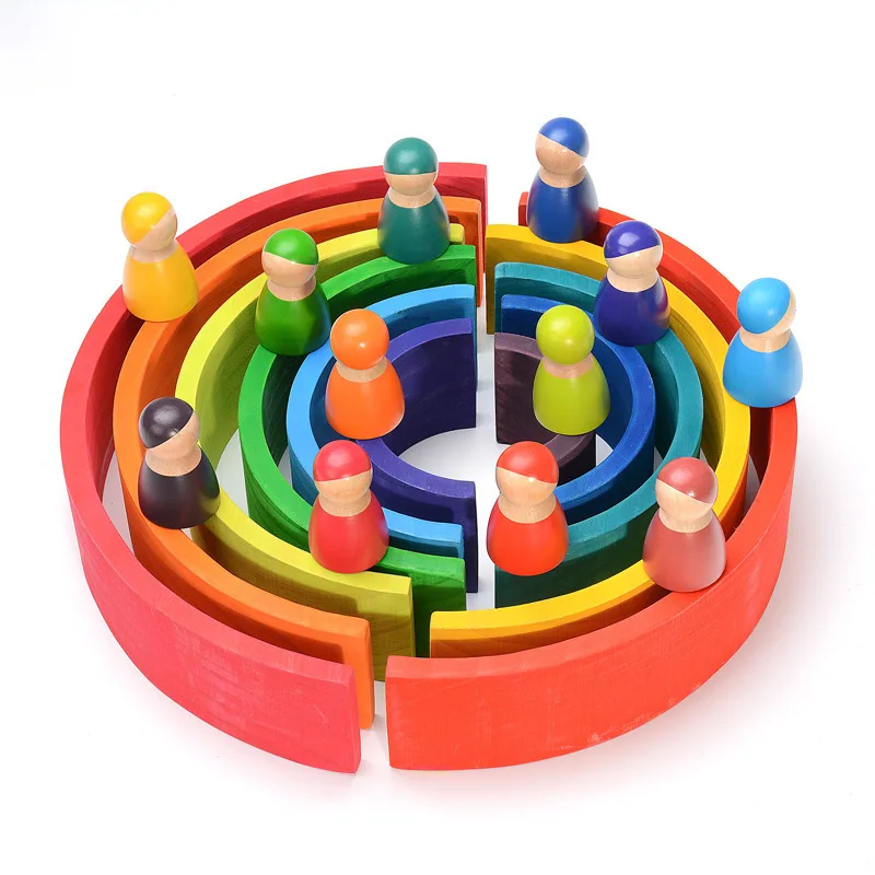 Деревянный декомпрессионный большой арочный мост полукруга для раннего