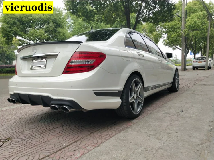 Спойлер для Benz W204 волоконный Автомобильный задний спойлер C180 C200 C260 C280 C300 C74 2010