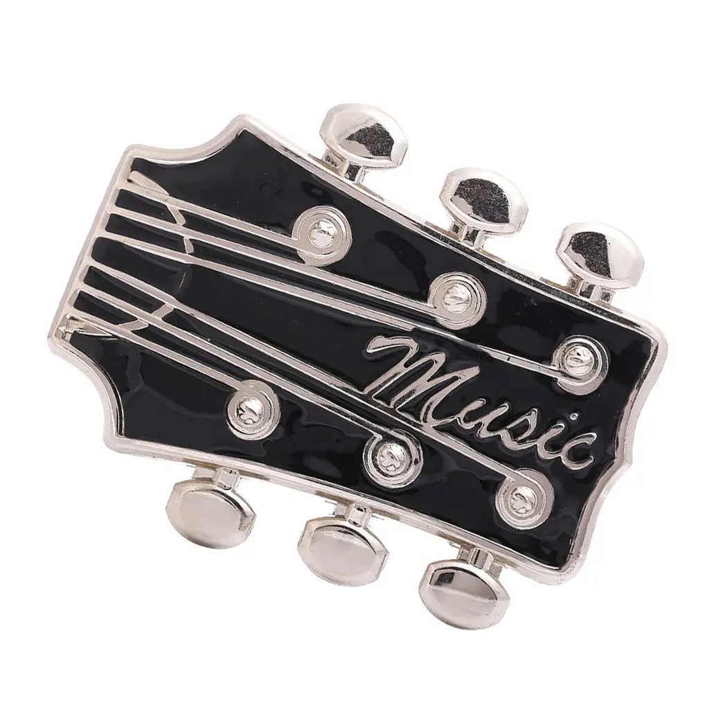 

Men's Western Cowboy Belt Buckles Good Quality (Guitar Model)