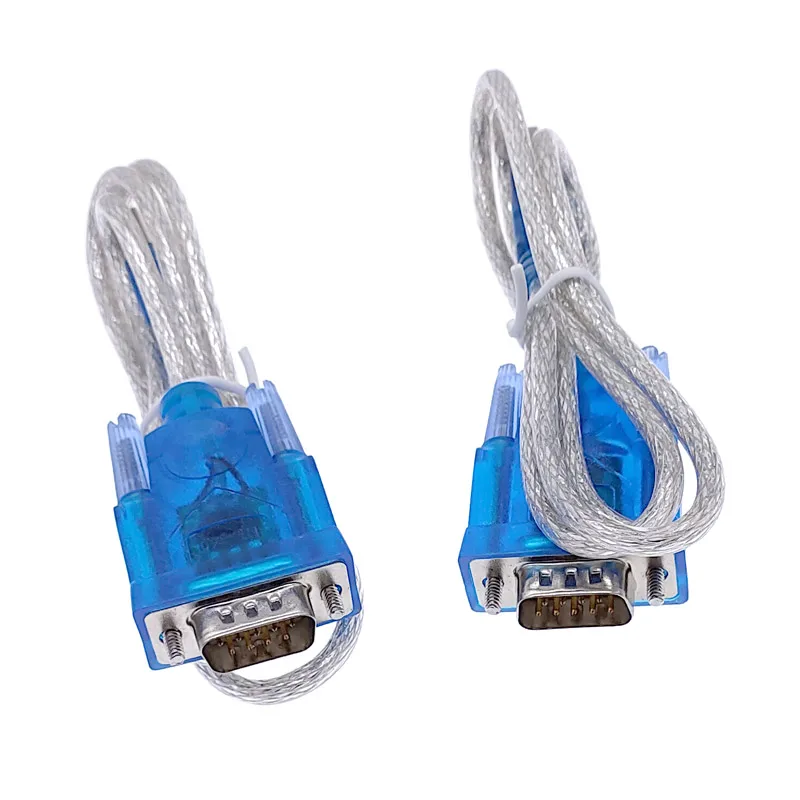 

Кабель-переходник CH340 USB-RS232 последовательный 9-контактный DB9, общая длина 80 см, 2 шт.