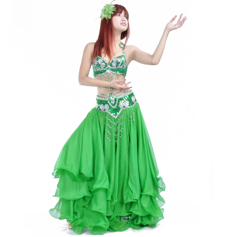 2 шт./компл. костюмы для танца живота Восточные Танцевальные Костюмы карнавальные