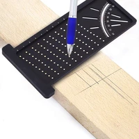 woodworking scribe mark line gauge t type cross out carpenter angle ruler precision measurement measuring tool