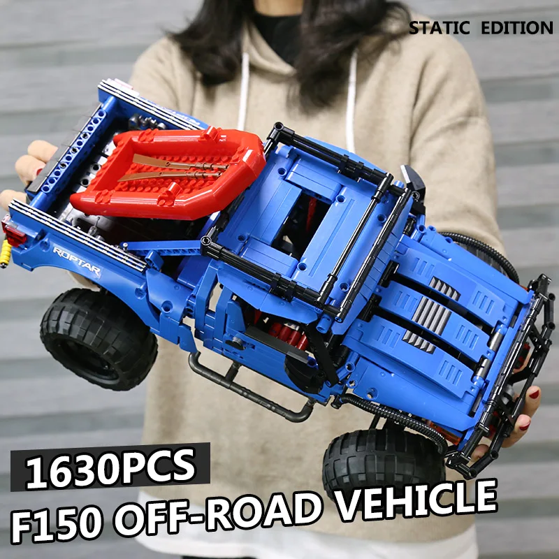 Technic серии Новый F-150 Raptor модель машины пикап строительные блоки набор совместим с
