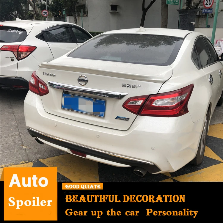 Спойлер для Nissan Teana Altima заднее крыло из АБС-пластика черный/белый цвет задний