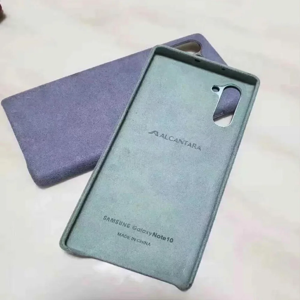 Original For Samsung Galaxy Note 10/10 Pro Suede Leather Case Anti-Fingerprint Soft Finish Back Protective Phone Cover |