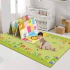 Складной Детский развивающий коврик игровой коврик-пазл, 180*150 см, для лазания