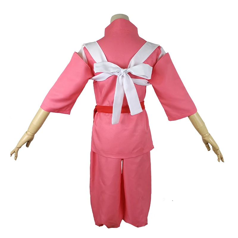 

Japanese Movie Hayao Miyazaki Spirited Away Ogino Chihiro Cosplay Costume Halloween Party Clothing