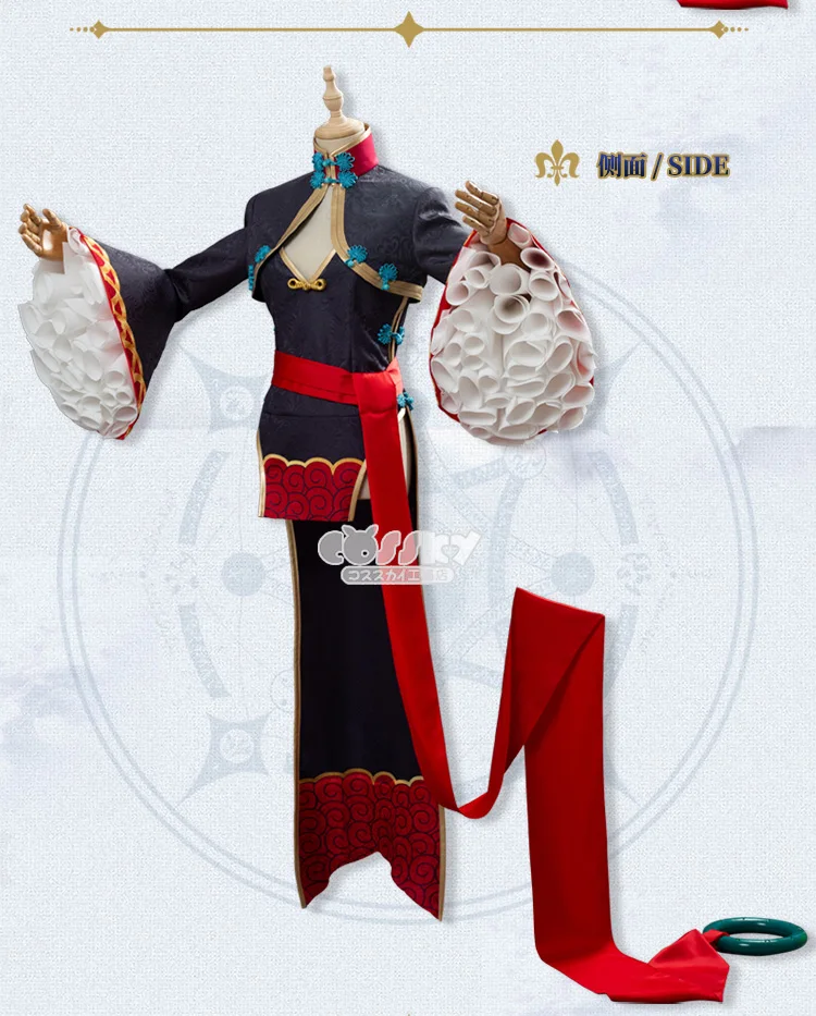 Fate Grand Order FGO Shuten-douji zombie Косплей Костюм Zombie Shuten Douji Cheongsam с уголком Хэллоуин костюм для женщин F