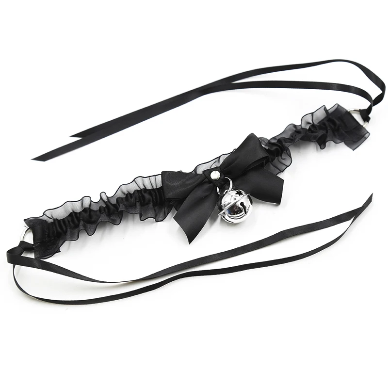 Женское сексуальное нижнее белье для бондажа ошейник собаки кружево с