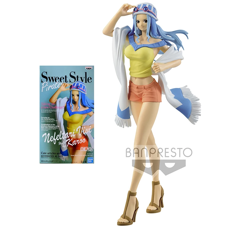 

Bandai One Piece Figure Banpresto Sweet Style Nefeltari Vivi Miss Wednesday Genuine Model Action Toy Figure Toys for Children