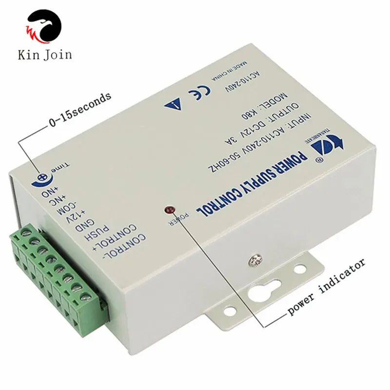Access Control Power Supplier Transformer DC 12V 3A Door system Switch AC 110~240V Delay time max 15s High Quality | Безопасность и