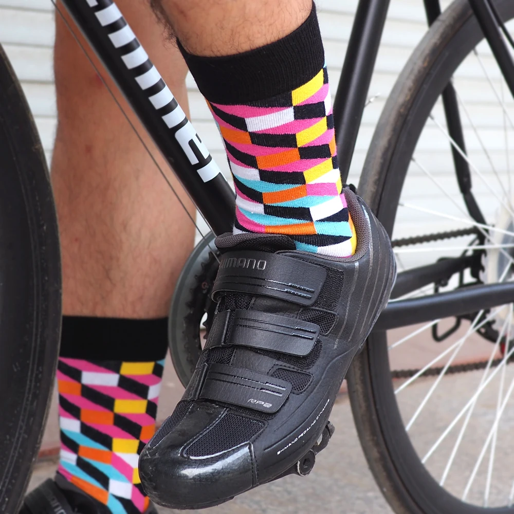 Новинка 2020 цветные велосипедные носки racглушитель мужские и женские для