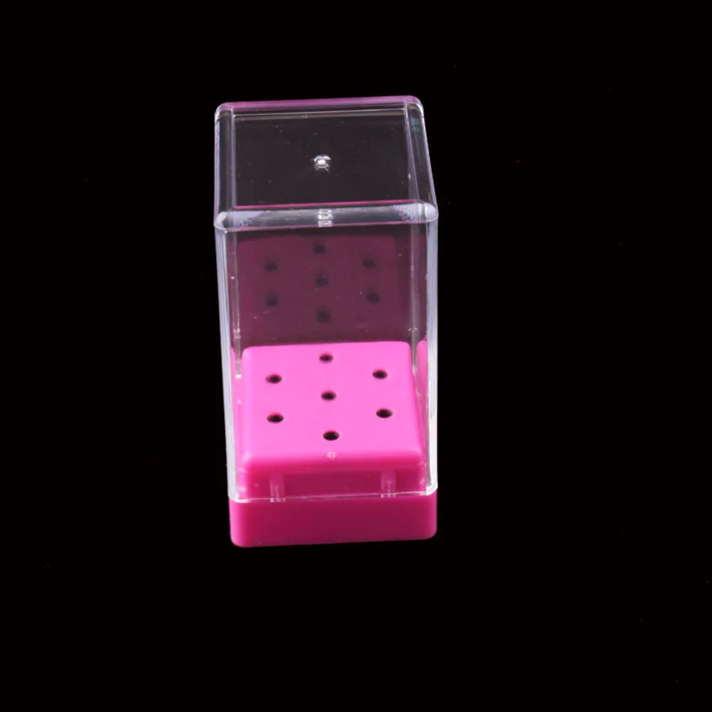 Контейнер акриловый прозрачный с 7 отверстиями для демонстрации сверл и