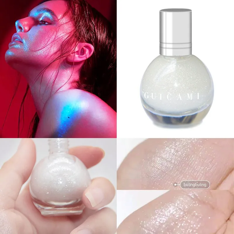 Жидкий Хайлайтер с бриллиантами жидкий стойкий блестящий Осветляющий цвет кожи