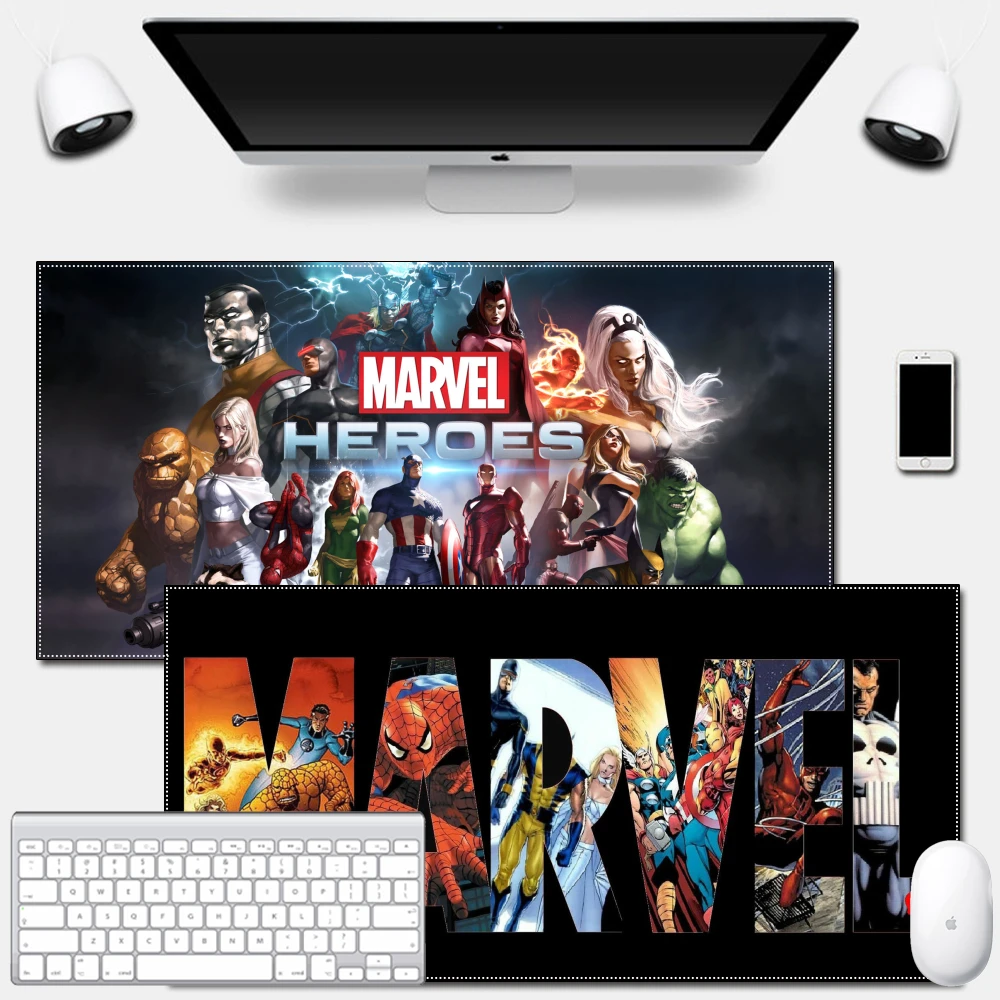 

Большой игровой коврик с героями мультфильмов 40x80 см 30x0 см, водонепроницаемый многоразмерный Настольный коврик из натурального каучука для...