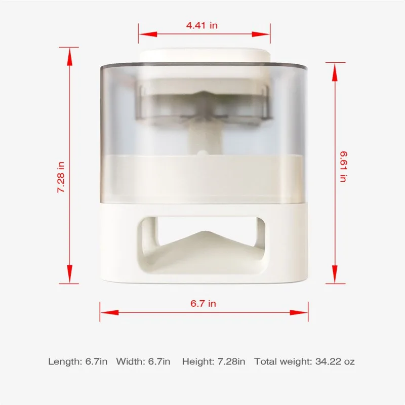 

Pet Automatic Feeder Kittens And Puppies Feeding Slow Food Puzzle Pill Pet Dog Cat Automatic Feeding Container Supplies