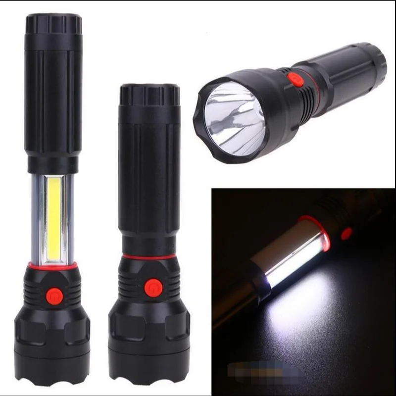 Масштабируемый мощный 3 Вт COB Светодиодная Вспышка светильник фонарь вспышка 18650